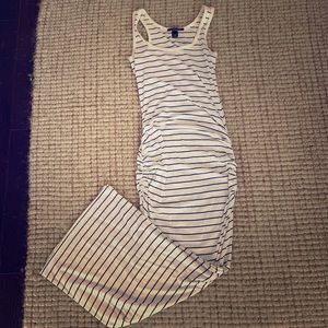 Victoria Secret Striped Maxi T-Shirt Dress